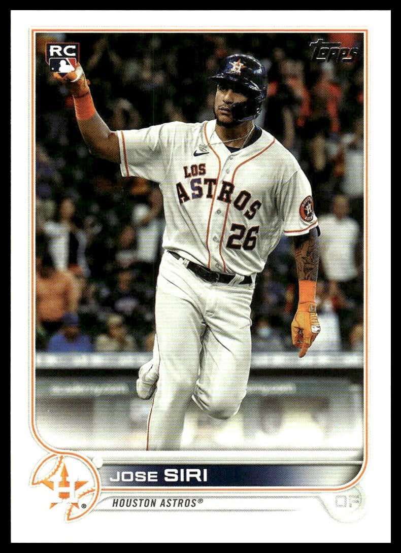 Jose Siri #76 2022 Topps UK Edition Houston Astros RC