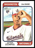 Jeter Downs #84 2023 Topps Heritage Washington Nationals RC
