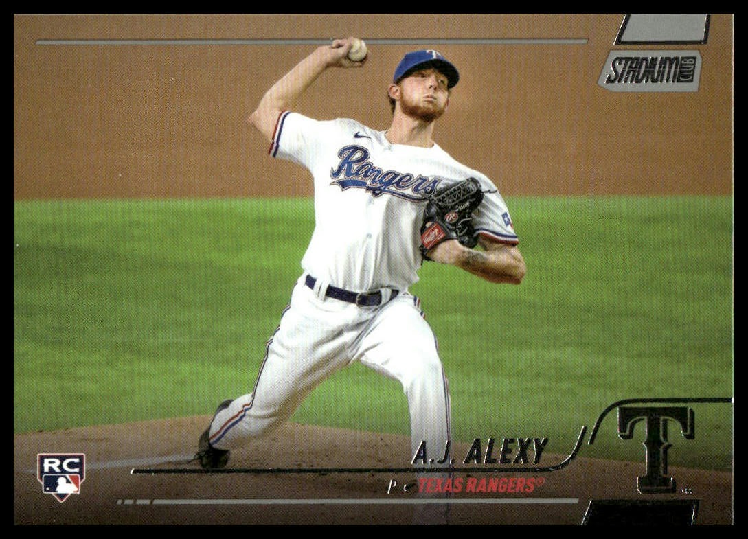 A.J. Alexy #143 2022 Stadium Club Texas Rangers RC