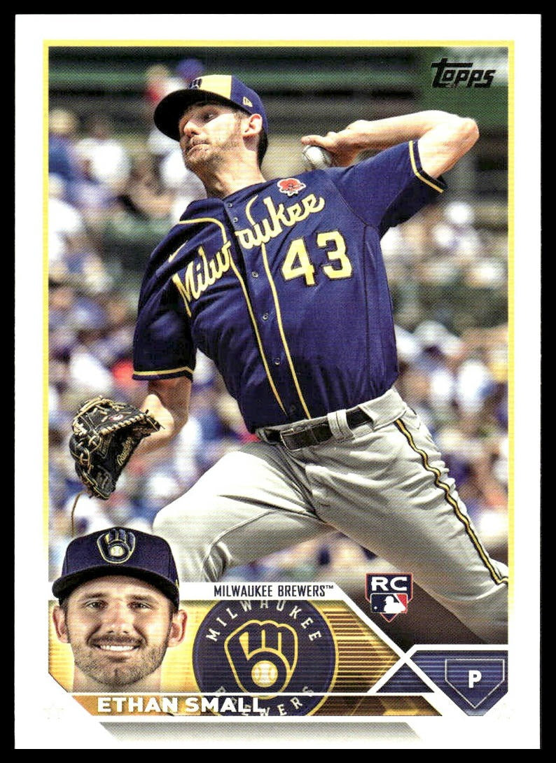Ethan Small #87 2023 Topps Milwaukee Brewers RC
