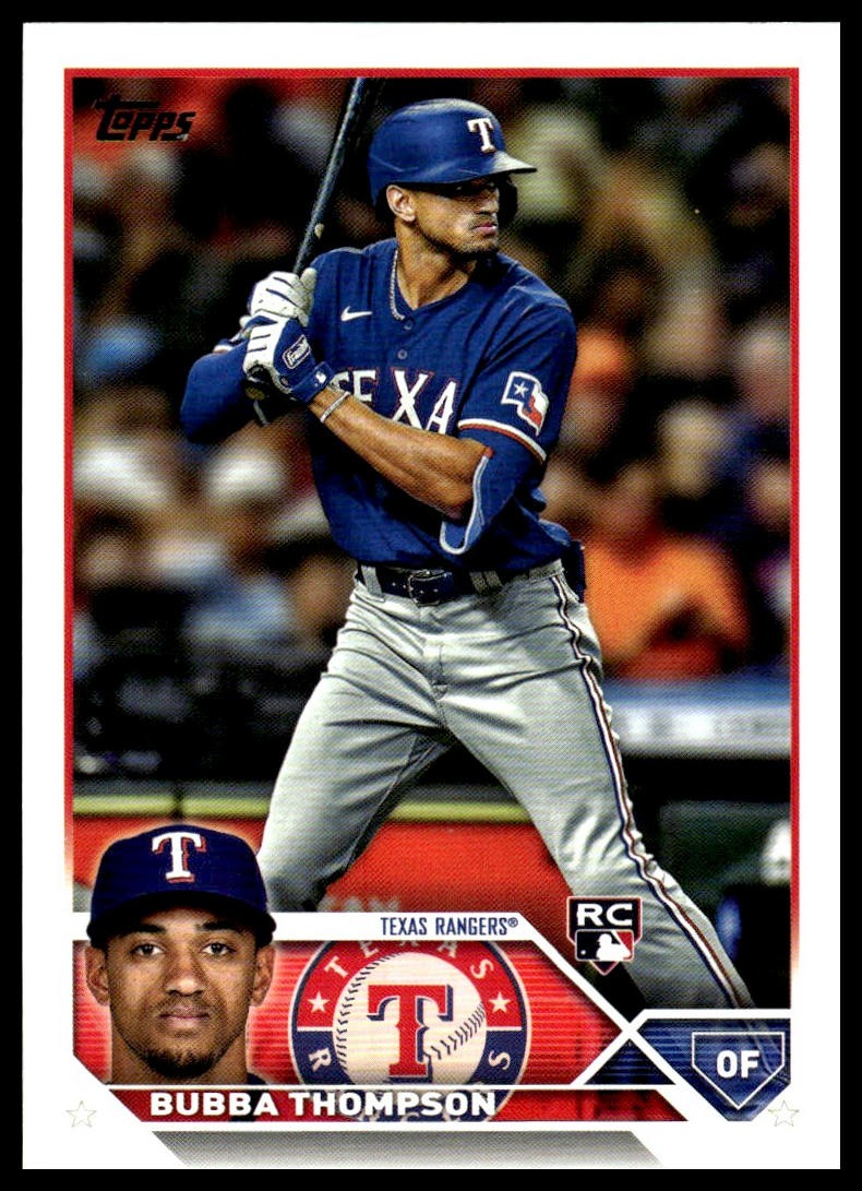 Bubba Thompson #597 2023 Topps Texas Rangers RC