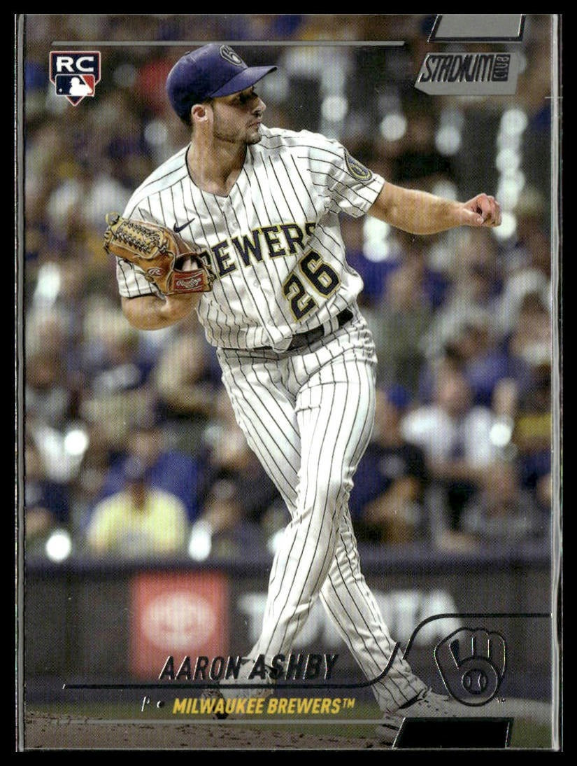 Aaron Ashby #270 2022 Stadium Club Milwaukee Brewers RC