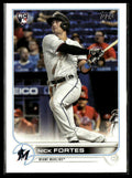 Nick Fortes #333 2022 Topps Miami Marlins RC