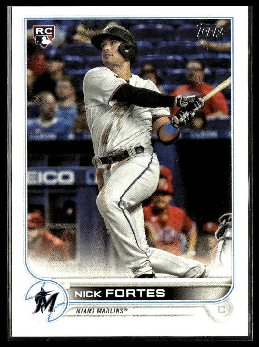 Nick Fortes #333 2022 Topps Miami Marlins RC