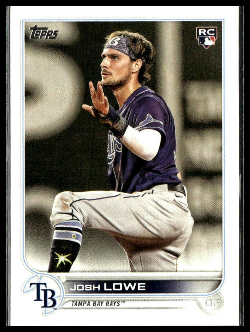 Josh Lowe #479 2022 Topps Tampa Bay Rays RC