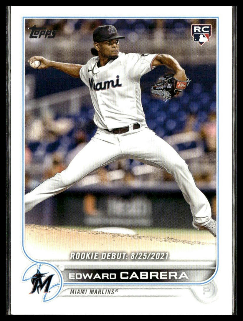 Edward Cabrera #US231 2022 Topps Update Miami Marlins