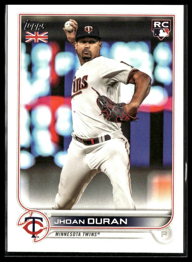 Jhoan Duran #51 2022 Topps UK Edition Minnesota Twins RC