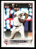 Jhoan Duran #51 2022 Topps UK Edition Minnesota Twins RC