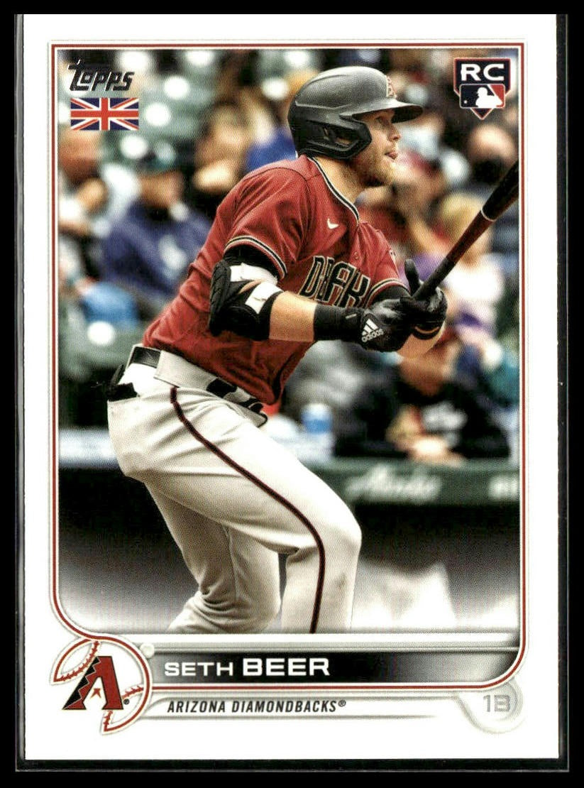 Seth Beer #182 2022 Topps UK Edition Arizona Diamondbacks RC