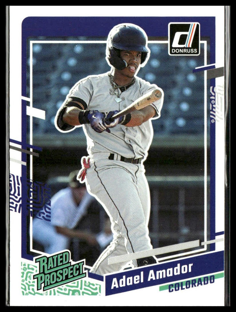Adael Amador #61 2023 Donruss Colorado Rockies