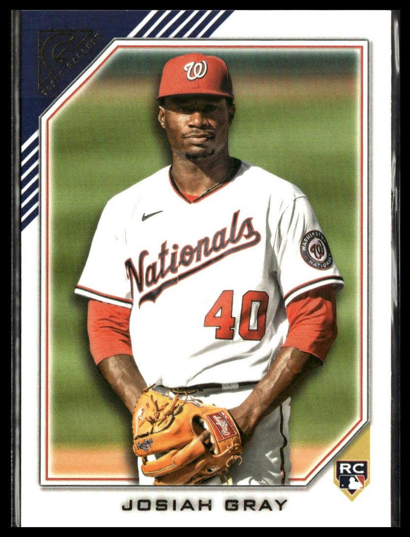 Josiah Gray #116 2022 Topps Gallery Washington Nationals RC