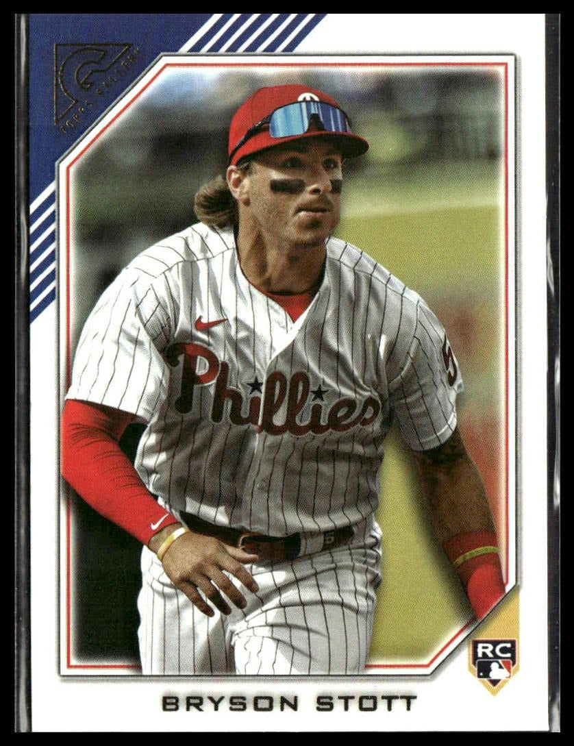 Bryson Stott #25 2022 Topps Gallery Philadelphia Phillies RC
