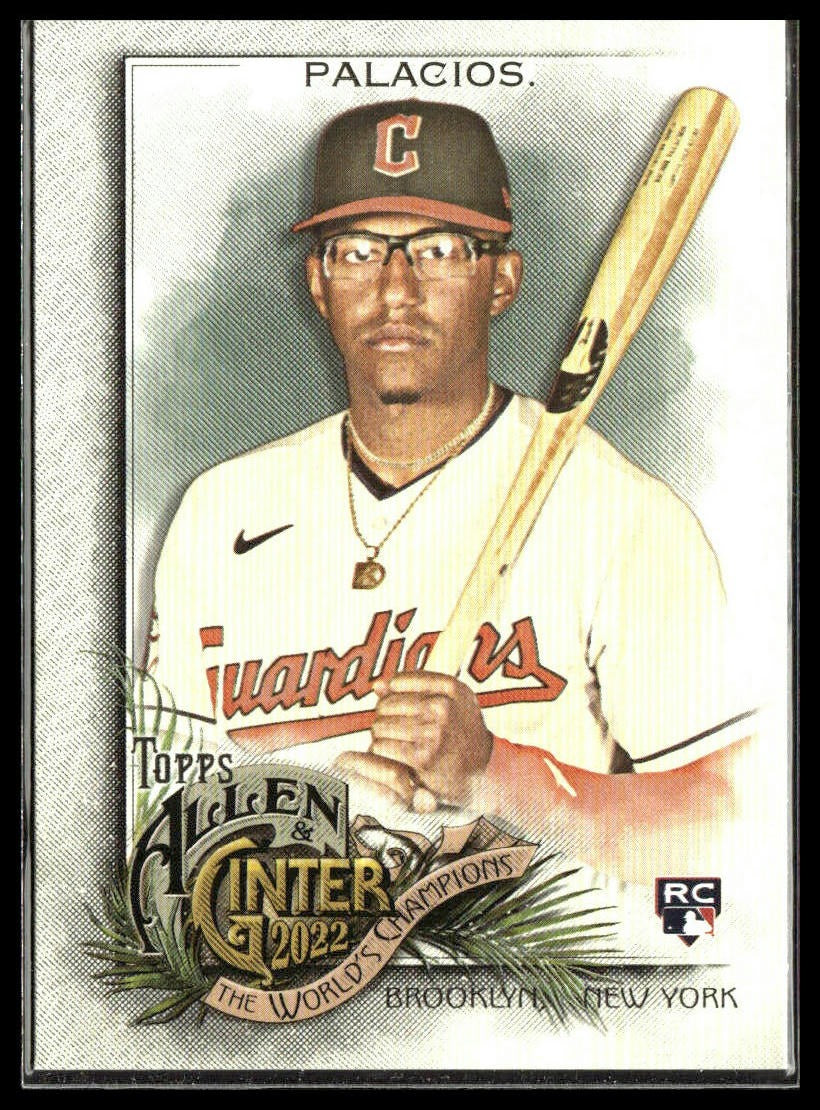 Richie Palacios #285 2022 Topps Allen & Ginter Cleveland Guardians RC