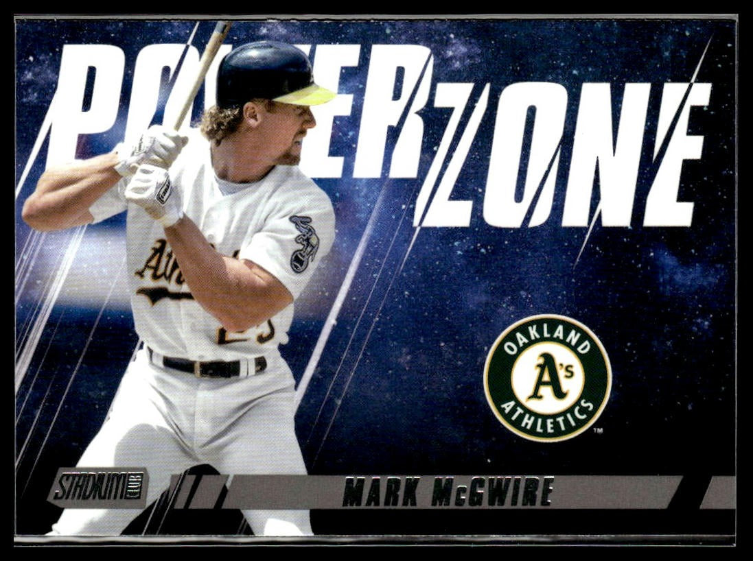 Mark McGwire #PZ-17 Power Zone 2022 Stadium Club Oakland Athletics
