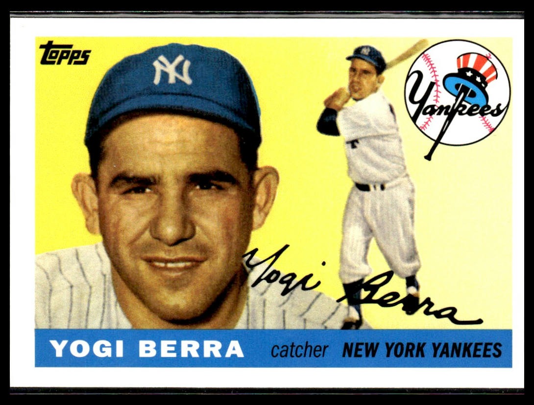 Yogi Berra #198 The Cards Your Mom Threw Out (Original Back) 2010 Topps Yankees