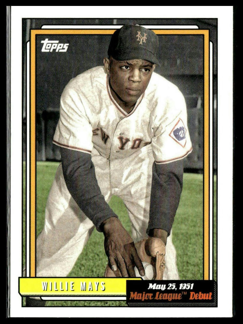 Willie Mays #377 2022 Topps Archives New York Giants