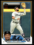 Jerar Encarnacion #318 Gold 2023 Topps #/2023 Miami Marlins