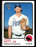 Bobby Witt Jr. #520 2022 Topps Heritage Kansas City Royals RC