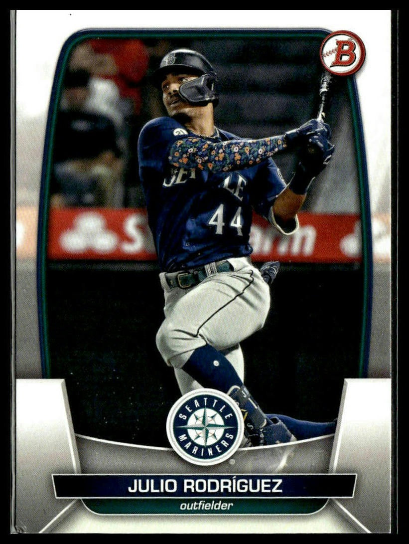 Julio Rodriguez #96 2023 Bowman Seattle Mariners