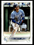 Bobby Witt Jr. #US100 2022 Topps Update Kansas City Royals RC