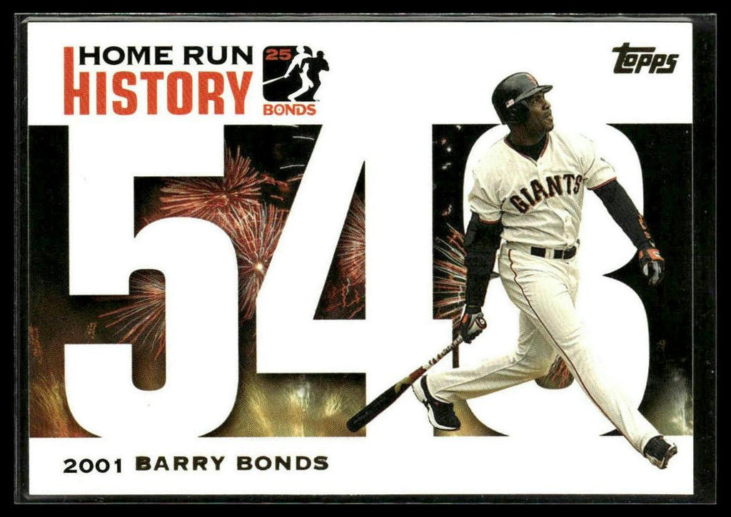 Barry Bonds #BB 548 Barry Bonds Home Run History 2005 Topps Giants