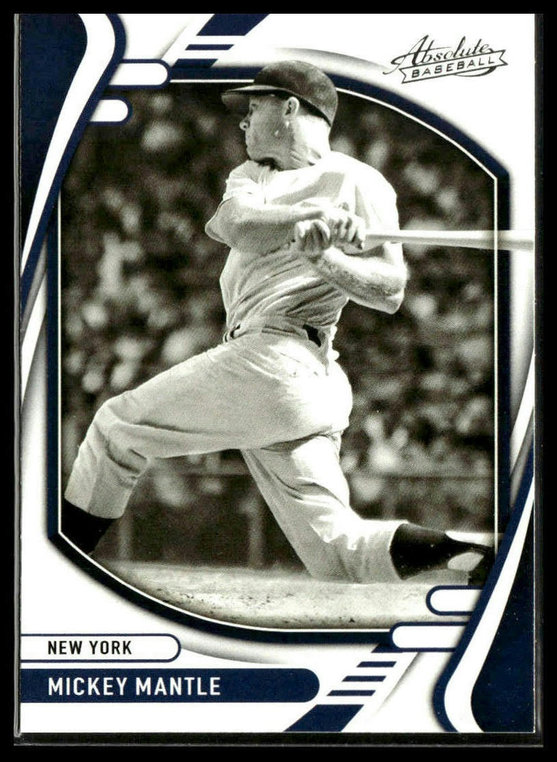 Mickey Mantle #10 Retail 2022 Panini Absolute New York Yankees