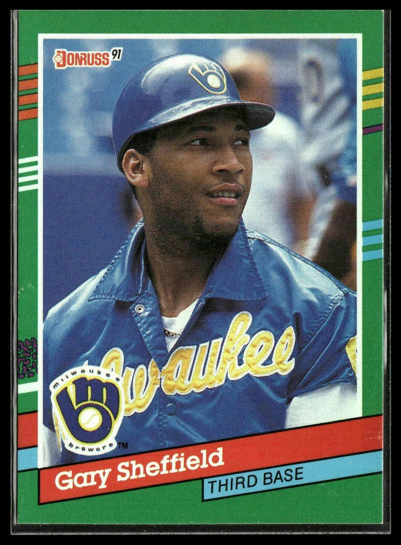 Gary Sheffield #751b 1991 Donruss Milwaukee Brewers