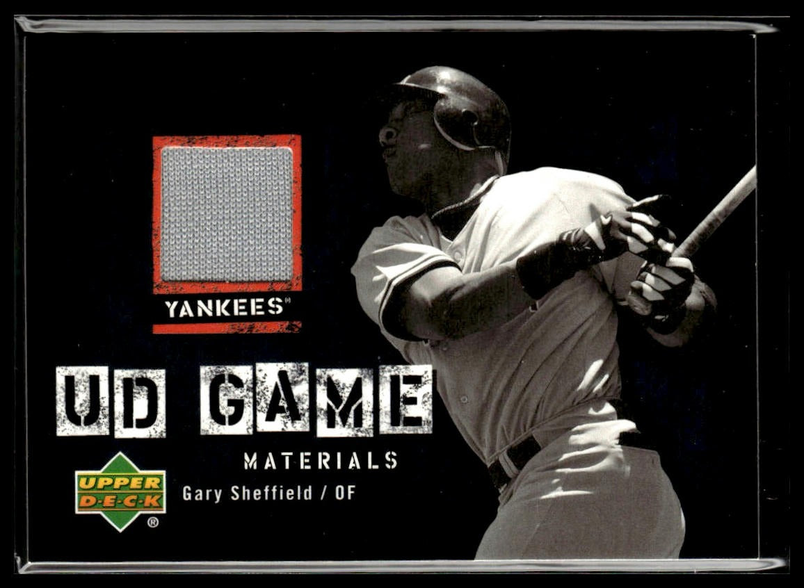 Gary Sheffield #UD-GS UD Game Materials (Series One) 2006 Upper Deck Yankees