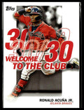 Ronald Acuña Jr. #WC-1 Welcome to the Club 2023 Topps Atlanta Braves