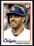 Freddie Freeman #107 2022 Topps Archives Los Angeles Dodgers