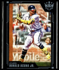 Ronald Acuna Jr. #22 Framed Blue 2022 Panini Diamond Kings Atlanta Braves