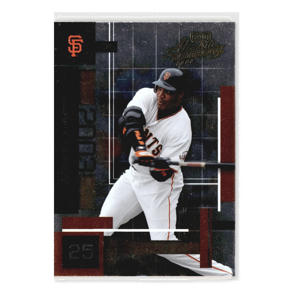 Barry Bonds #2 2003 Playoff Absolute Memorabilia San Francisco Giants