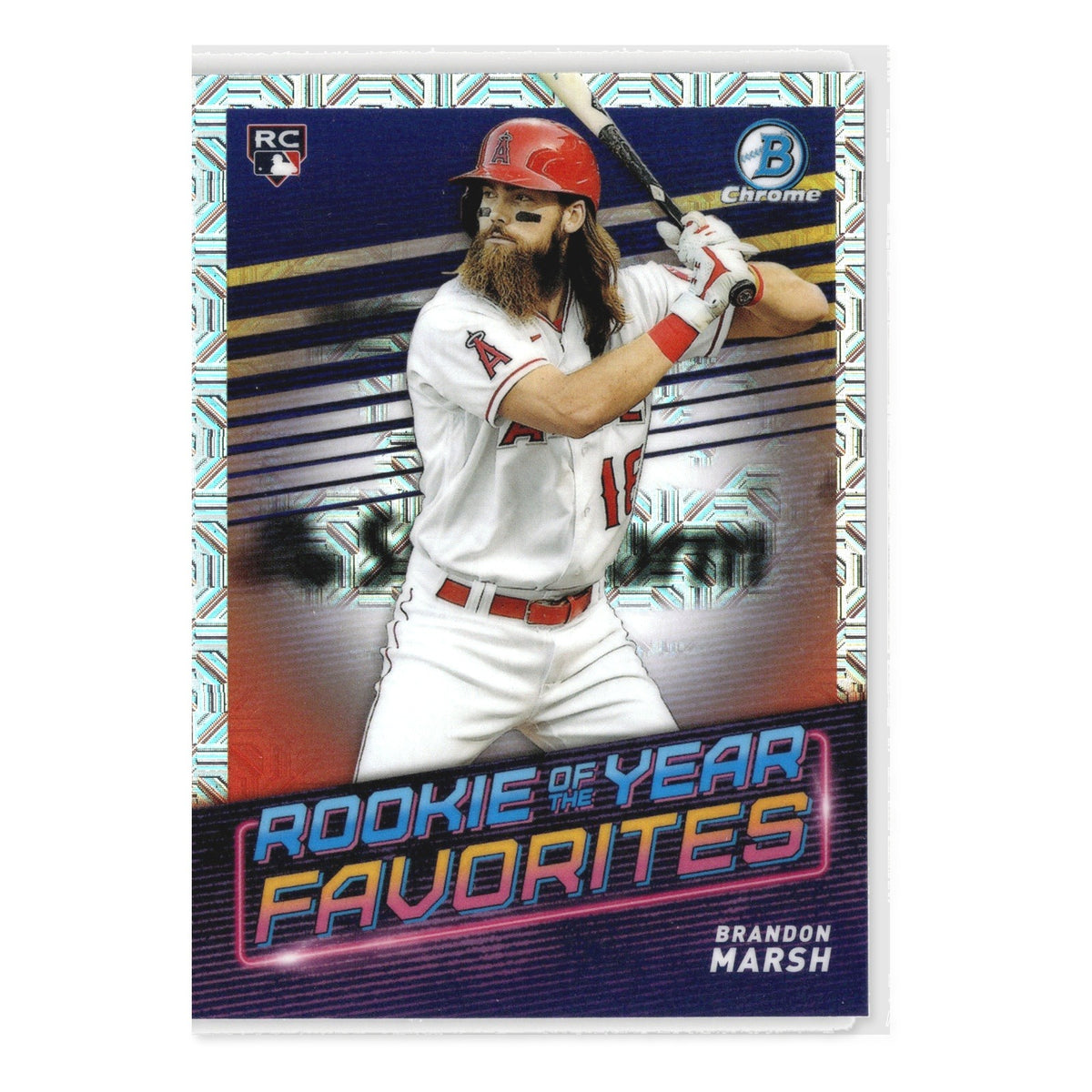 Brandon Marsh #ROYF-3 Rookie of the Year Mojo Refractor 2022 Bowman Angels