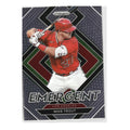 Mike Trout #E-2 Emergent 2022 Panini Prizm Los Angeles Angels