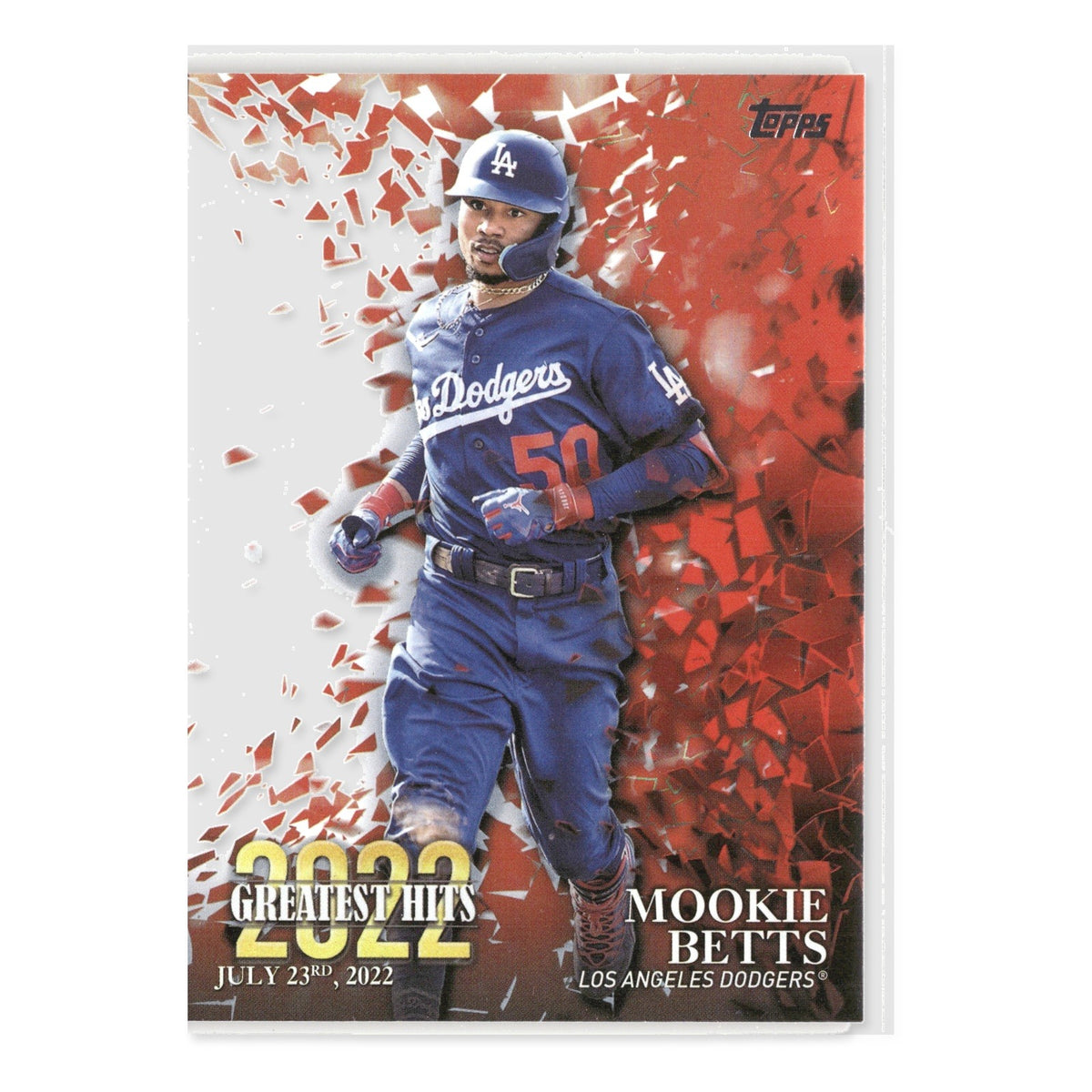 Mookie Betts #22GH-4 2022 Greatest Hits 2023 Topps Los Angeles Dodgers