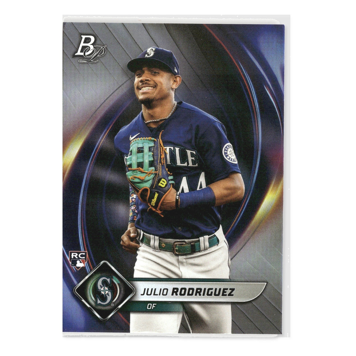 Julio Rodriguez #41 2022 Bowman Platinum Seattle Mariners RC