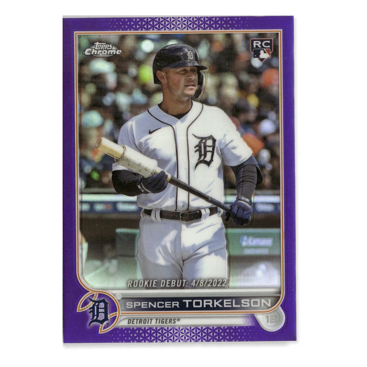 Spencer Torkelson #USC157 Purple Refractor 2022 Topps Chrome Update Tigers