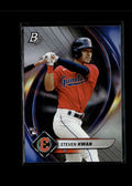 Steven Kwan #66 2022 Bowman Platinum Cleveland Guardians RC