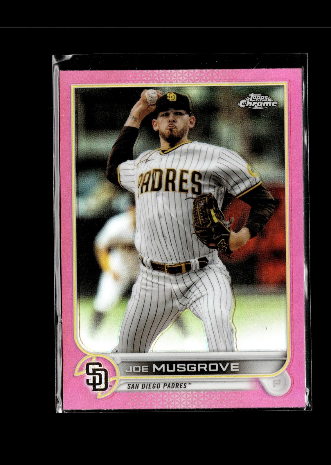 Joe Musgrove #11 Pink Refractor 2022 Topps Chrome San Diego Padres