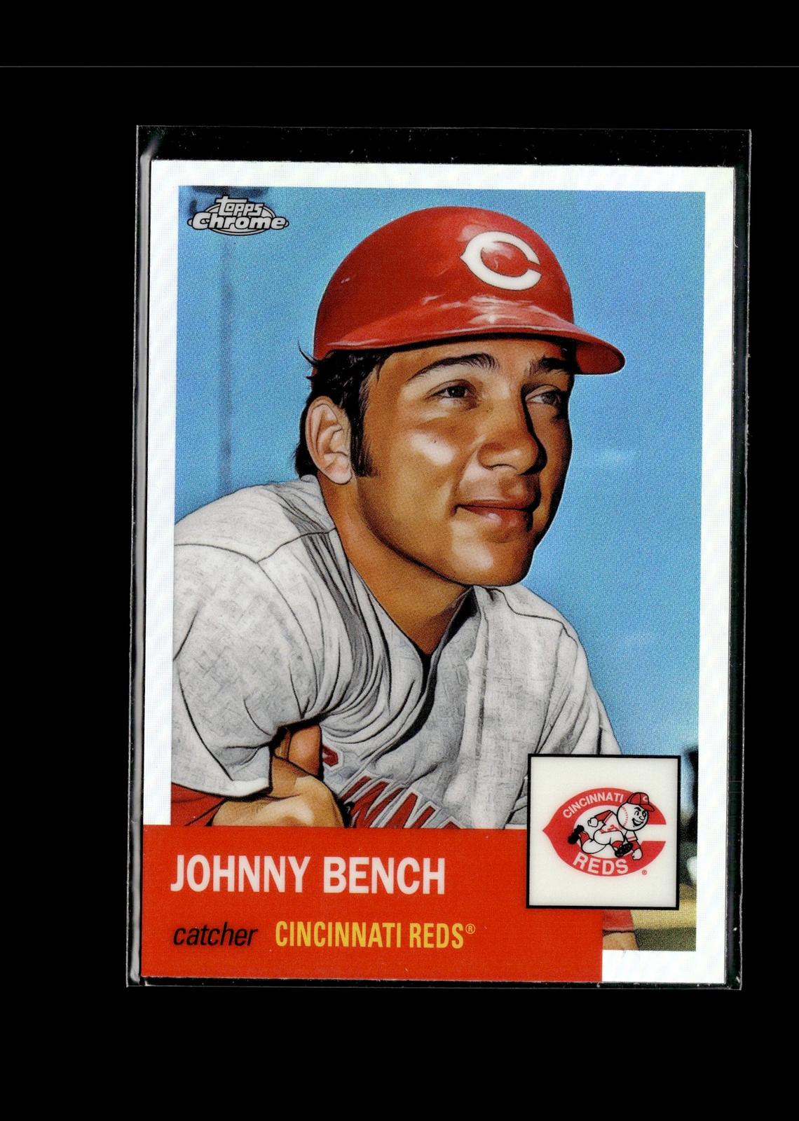 Johnny Bench #161 Refractor 2022 Topps Chrome Platinum Anniversary Reds