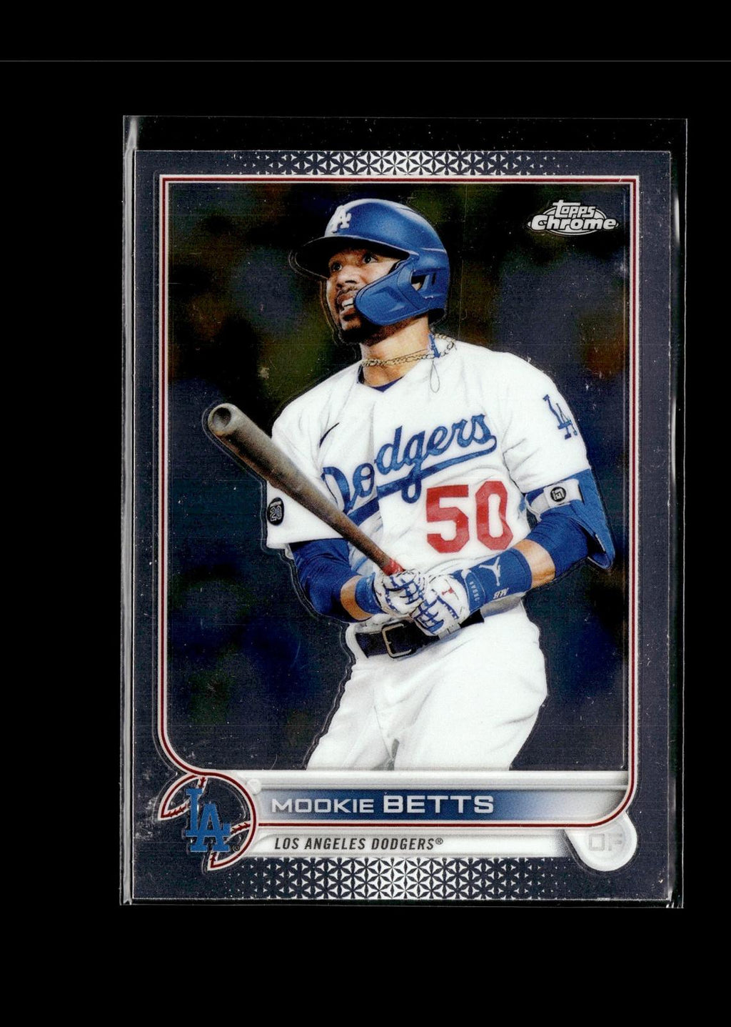 Mookie Betts #100 2022 Topps Chrome Los Angeles Dodgers