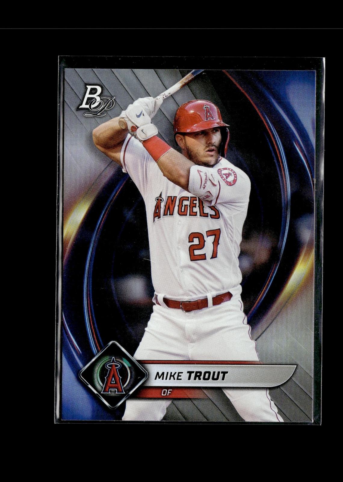 Mike Trout #90 2022 Bowman Platinum Los Angeles Angels