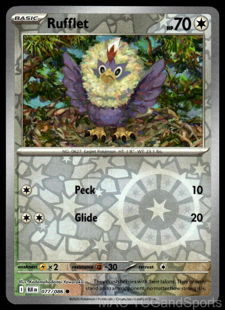 Rufflet 077/086 Reverse Holo