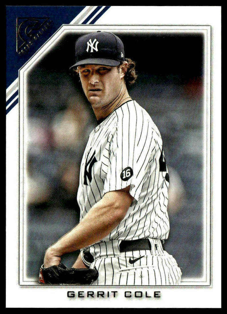 Gerrit Cole #115 2022 Topps Gallery New York Yankees