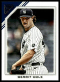 Gerrit Cole #115 2022 Topps Gallery New York Yankees