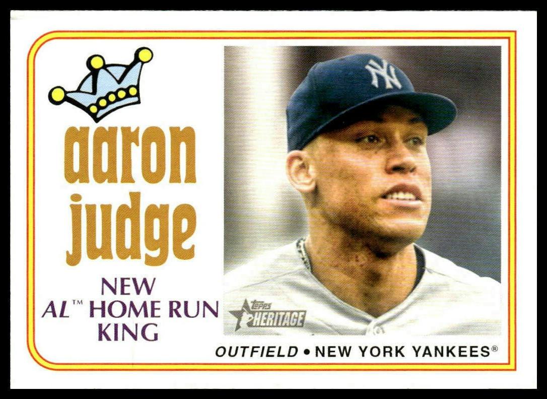 Aaron Judge #1 2023 Topps Heritage New York Yankees
