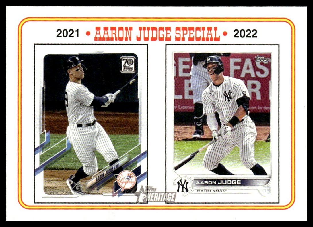 Aaron Judge #4 2023 Topps Heritage New York Yankees