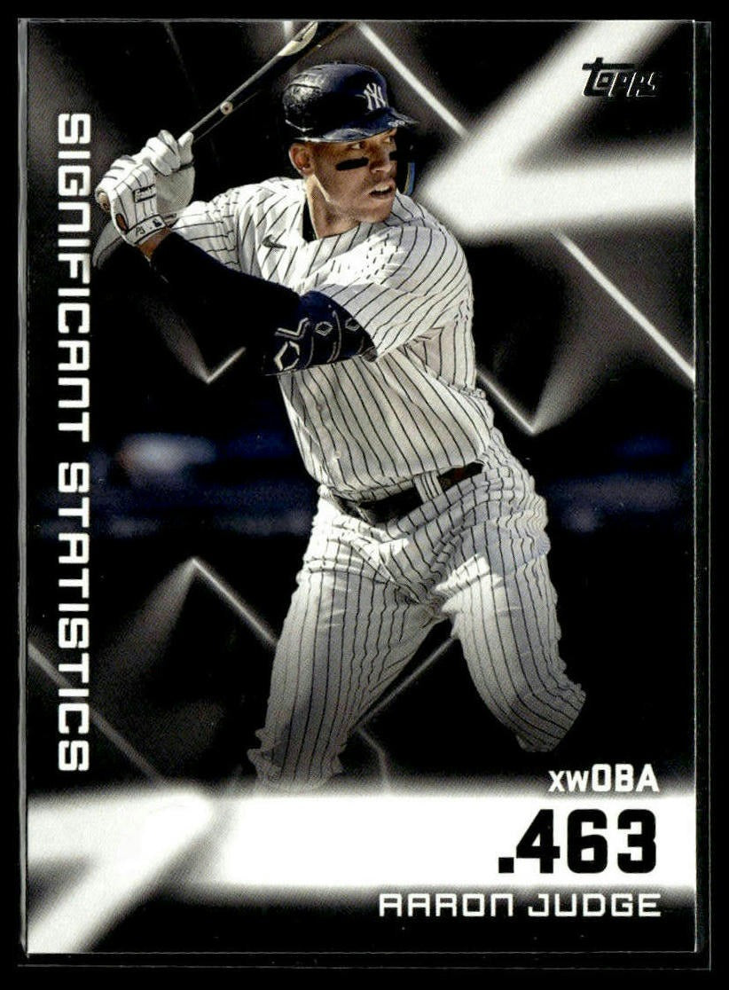 Aaron Judge #SS-1 Significant Statistics 2023 Topps New York Yankees