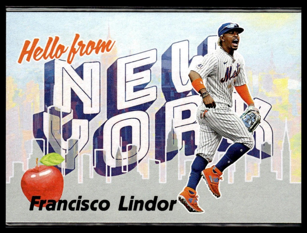 Francisco Lindor #PC-5 Topps Postcards 2022 Topps Archives New York Mets