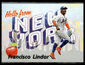 Francisco Lindor #PC-5 Topps Postcards 2022 Topps Archives New York Mets